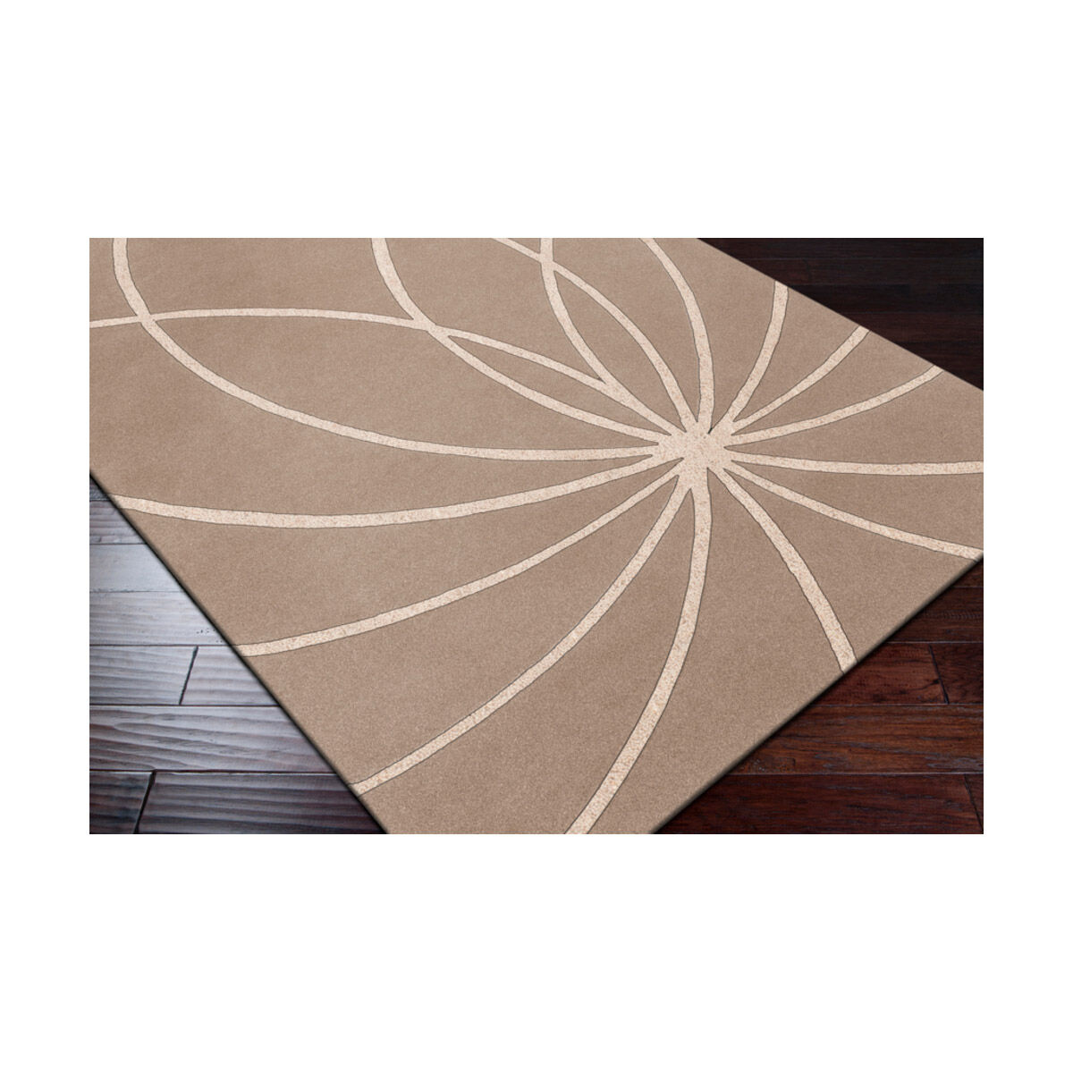 Philadelphia 180 X 144 inch Khaki/Cream Rugs, Wool