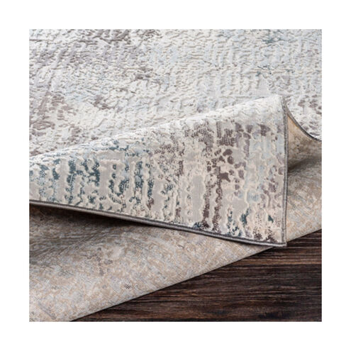 Springfield 91 X 63 inch Medium Gray/Silver Gray/White/Pale Blue/Denim Rugs, Rectangle