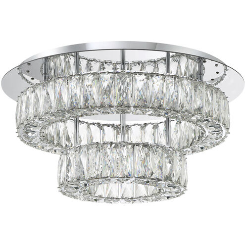 Dickinson 1 Light 20 inch Chrome Flush Ceiling Light