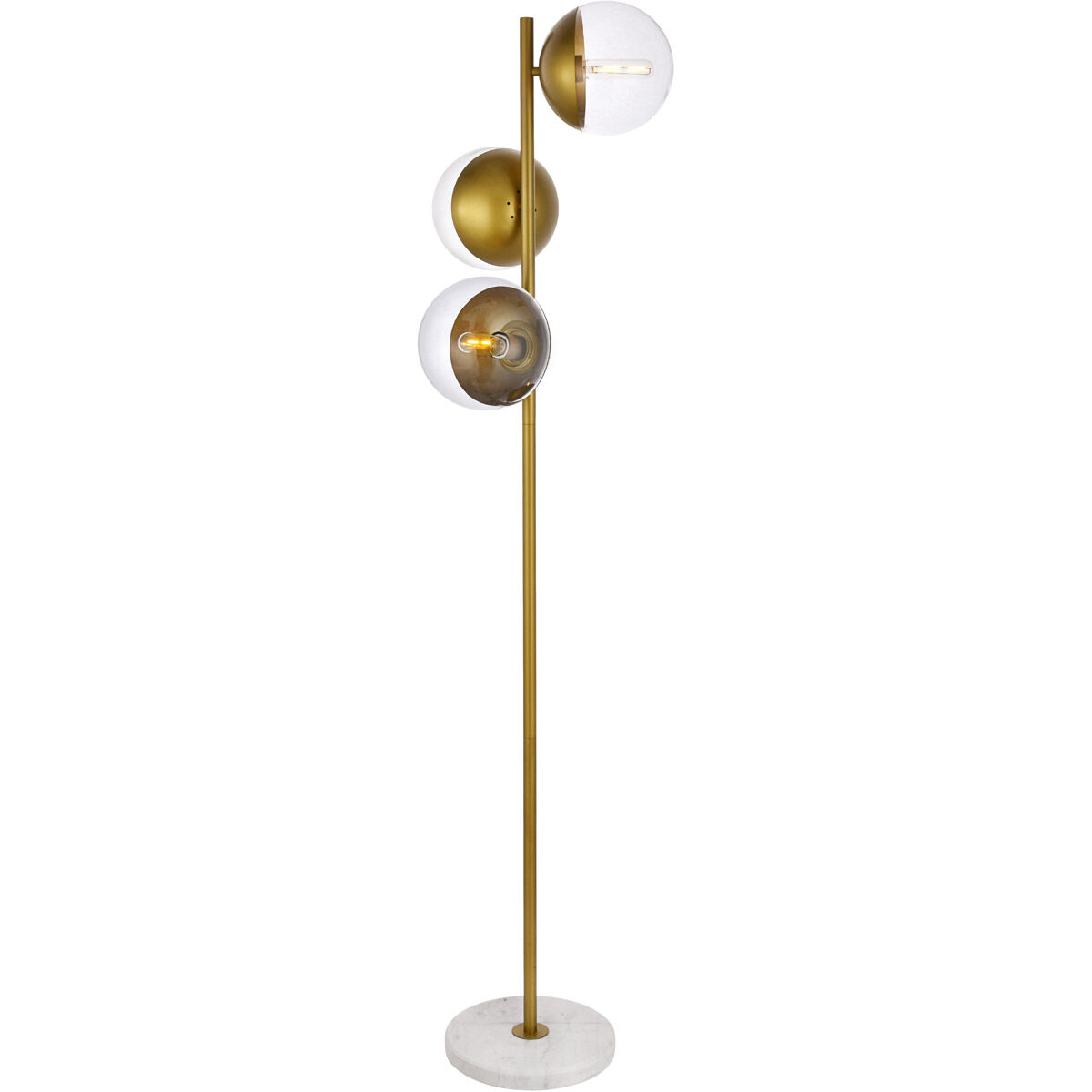 Oyster Bay 66 inch 40 watt Brass Floor Lamp Portable Light