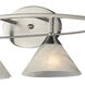 Middletown 4 Light 36 inch Satin Nickel Vanity Light Wall Light