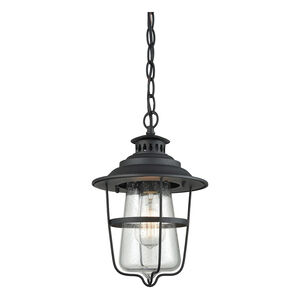 Mifflinburg 1 Light 8 inch Textured Matte Black Outdoor Pendant