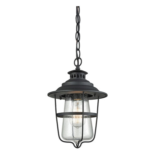 Mifflinburg 1 Light 8 inch Textured Matte Black Outdoor Pendant