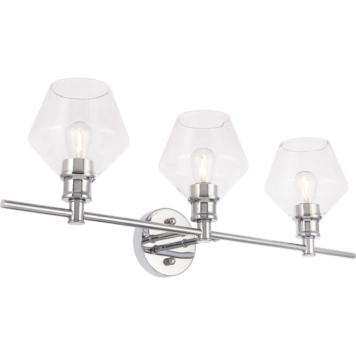 Rochester 3 Light 28 inch Chrome Wall sconce Wall Light