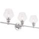 Rochester 3 Light 28 inch Chrome Wall sconce Wall Light