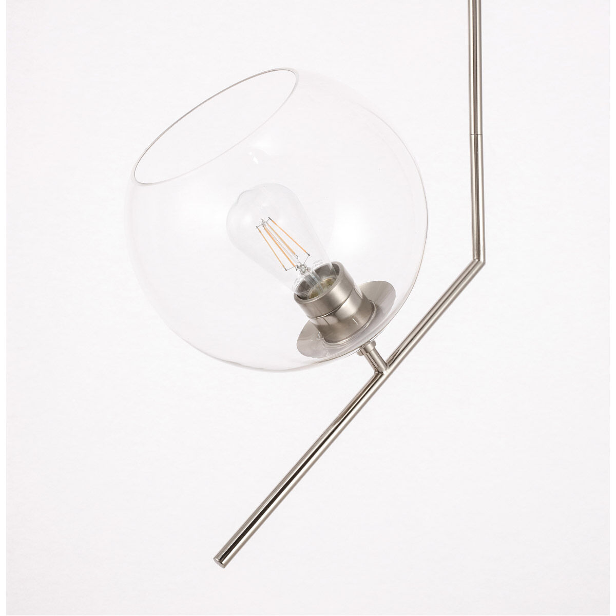 Monroe 1 Light 10 inch Chrome Pendant Ceiling Light