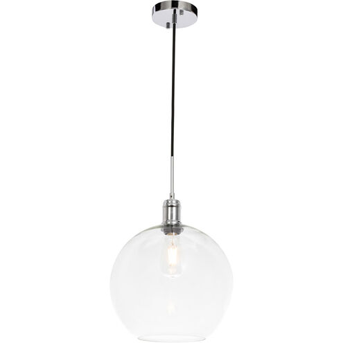 Rensselaer 1 Light 13 inch Chrome Pendant Ceiling Light
