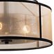 Mifflin 3 Light 18 inch Oil Rubbed Bronze Semi Flush Mount Ceiling Light