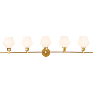 Rochester 5 Light 47 inch Brass Wall sconce Wall Light