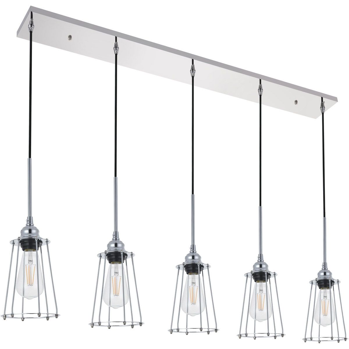 Phoenixville 5 Light 5 inch Chrome Pendant Ceiling Light