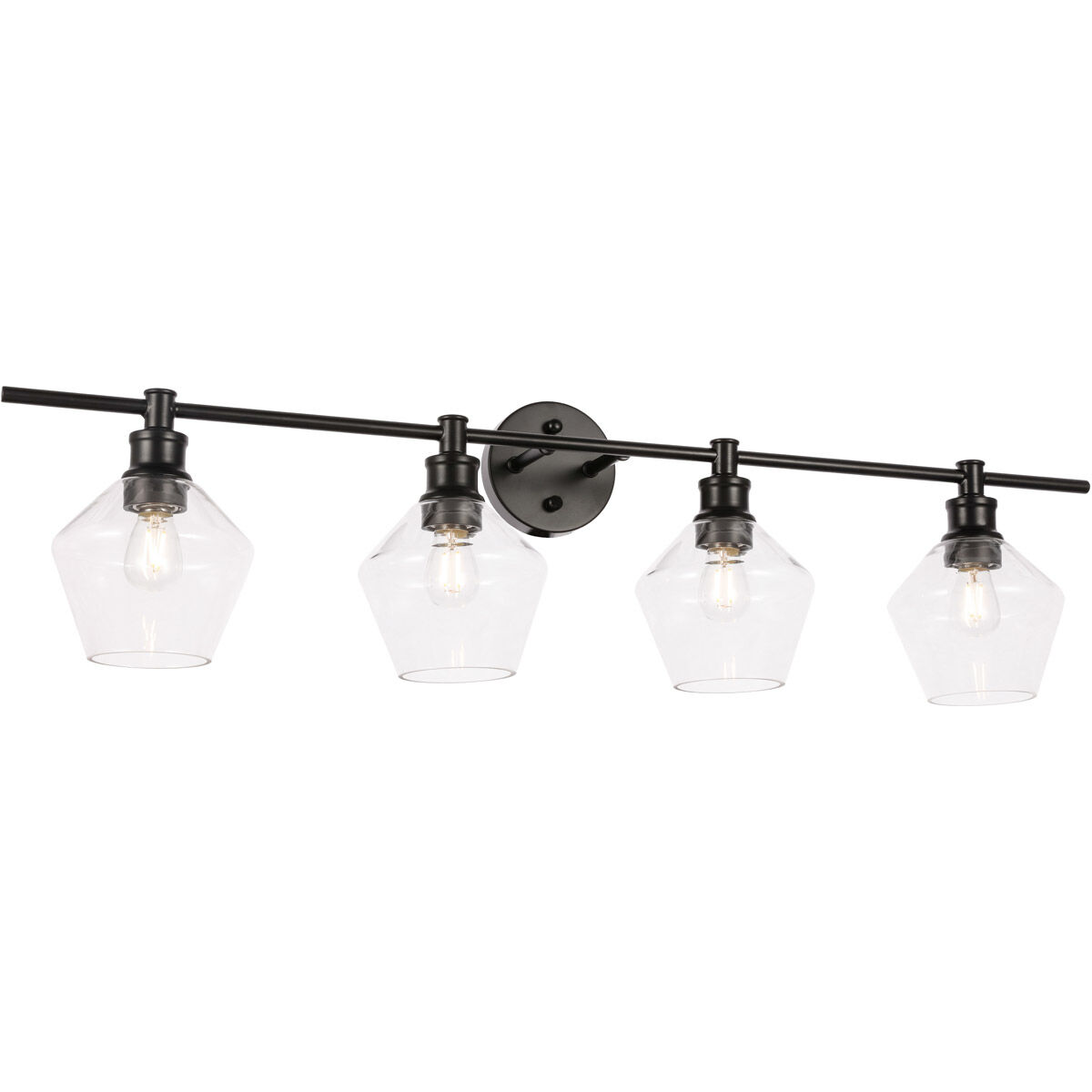 Rochester 4 Light 38 inch Black Wall sconce Wall Light