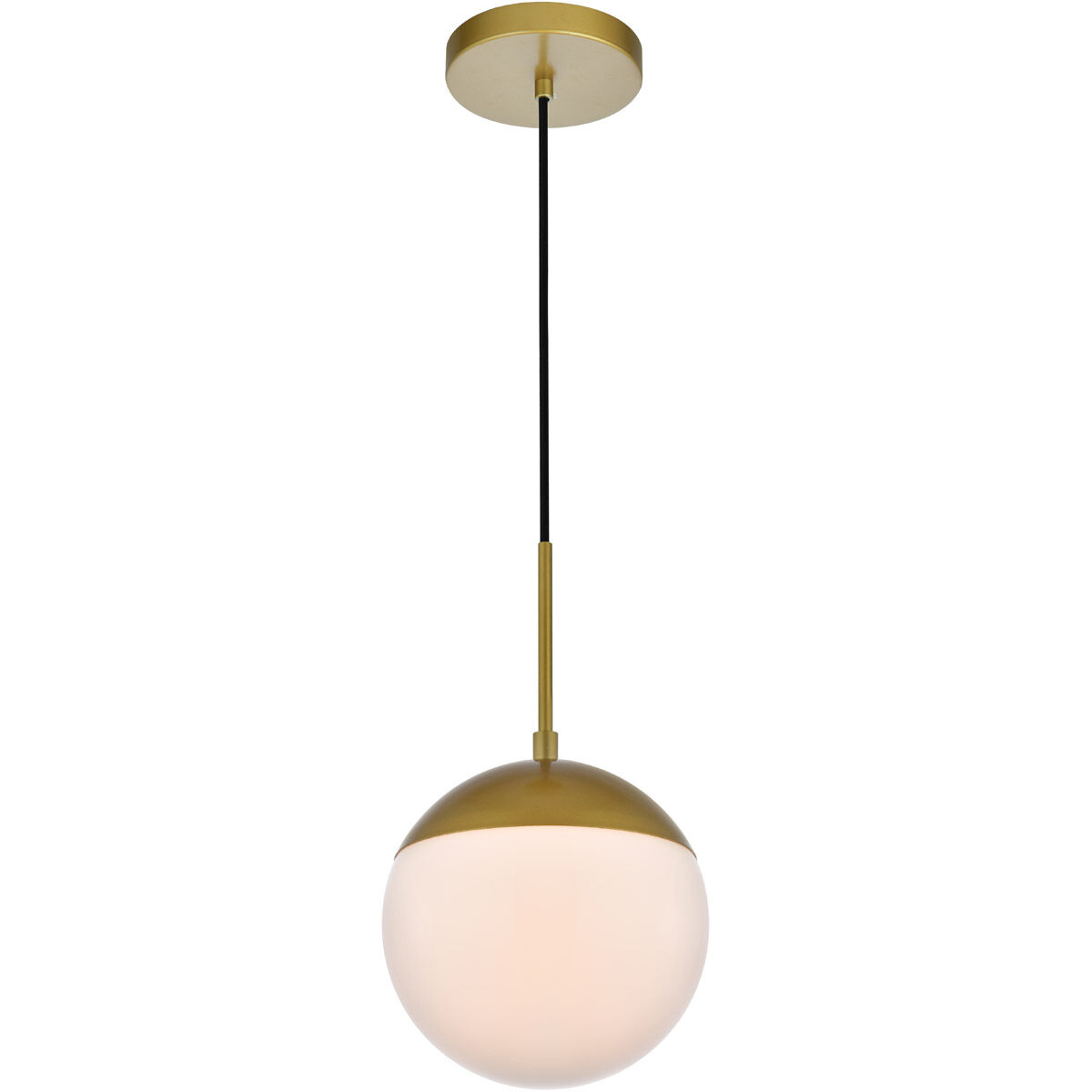Oyster Bay 1 Light 8 inch Brass Pendant Ceiling Light