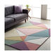 Colonie 91 X 63 inch Rose/Mauve/Wheat/Aqua/Sage/Ivory Rugs, Rectangle