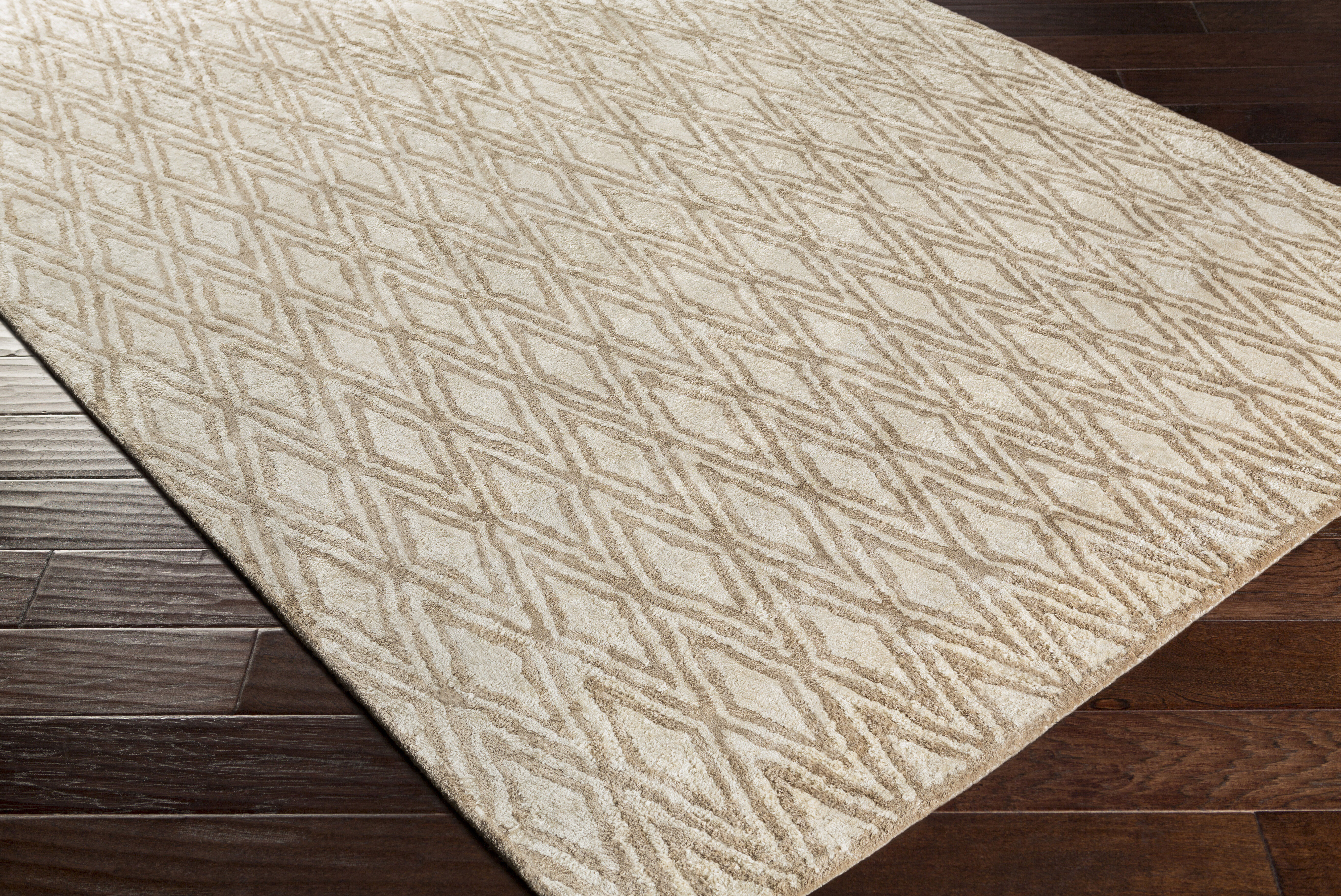 Hamburg 168 X 120 inch Light Brown Rug, Rectangle