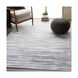 Amherst 91 X 63 inch Light Gray/White/Charcoal Rugs, Rectangle