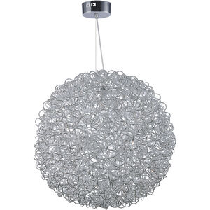 Romulus LED 31.5 inch Polished Chrome Single Pendant Ceiling Light