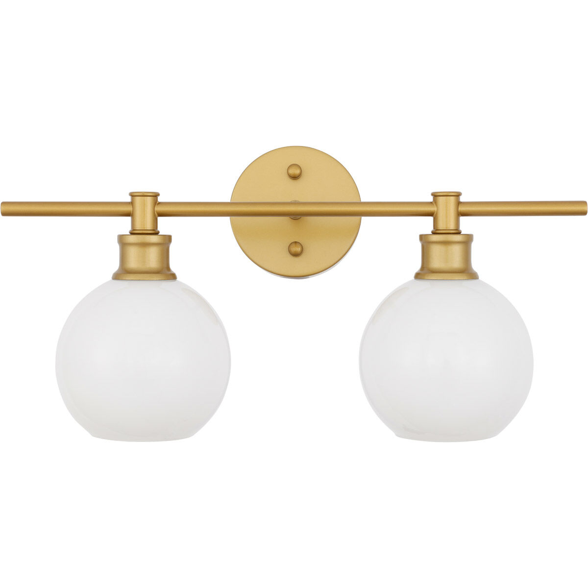 Syracuse 2 Light 19 inch Brass Wall sconce Wall Light