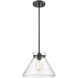 Delmont 1 Light 12 inch Oil Rubbed Bronze Mini Pendant Ceiling Light