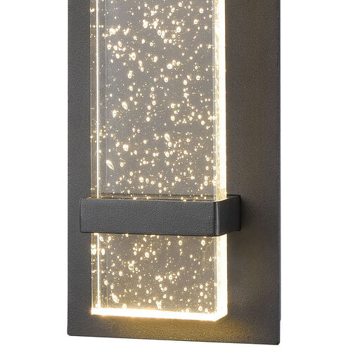 Edinboro LED 14 inch Matte Black Outdoor Wall Sconce