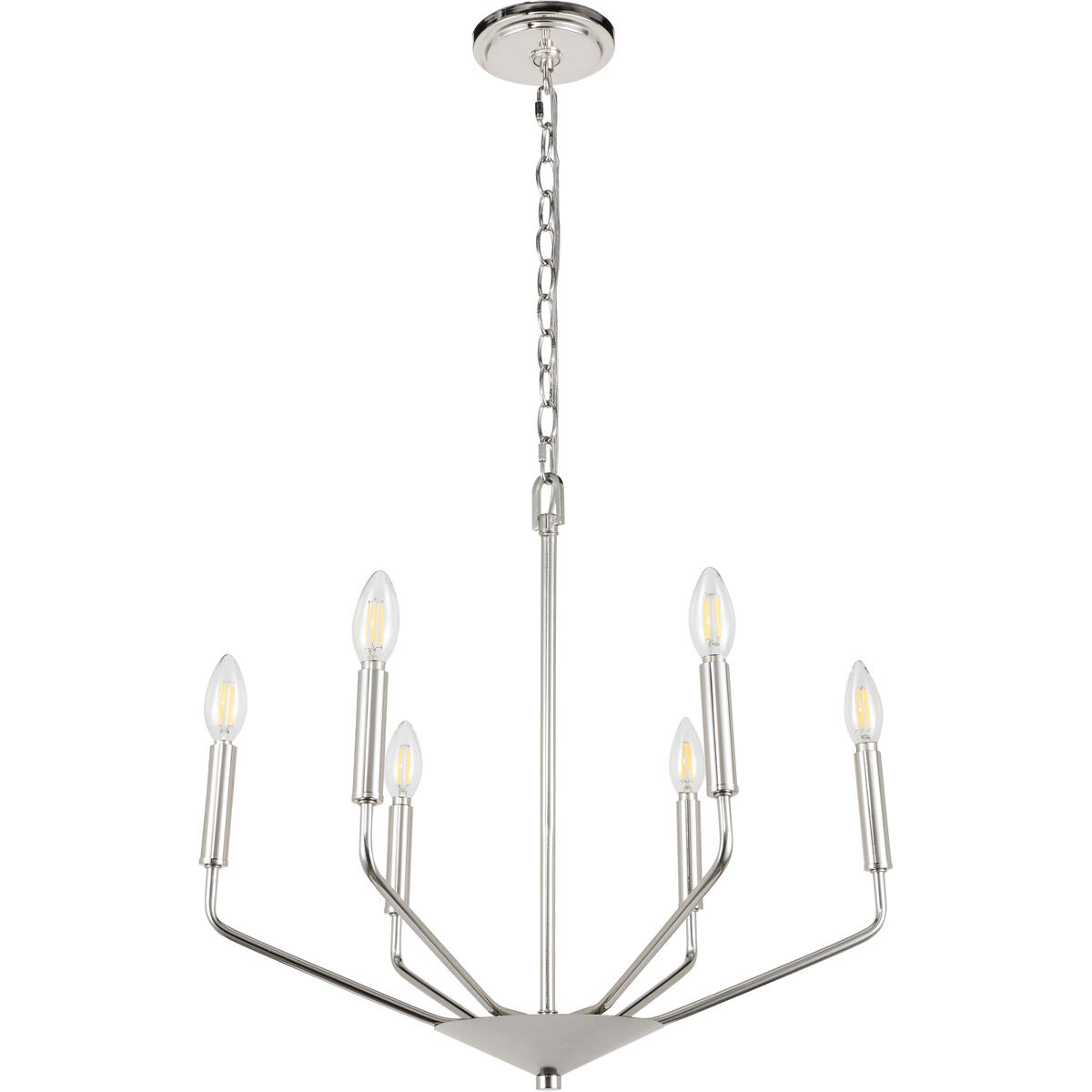 Geneseo 6 Light 22 inch Chrome Pendant Ceiling Light