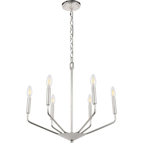 Geneseo 6 Light 22 inch Chrome Pendant Ceiling Light
