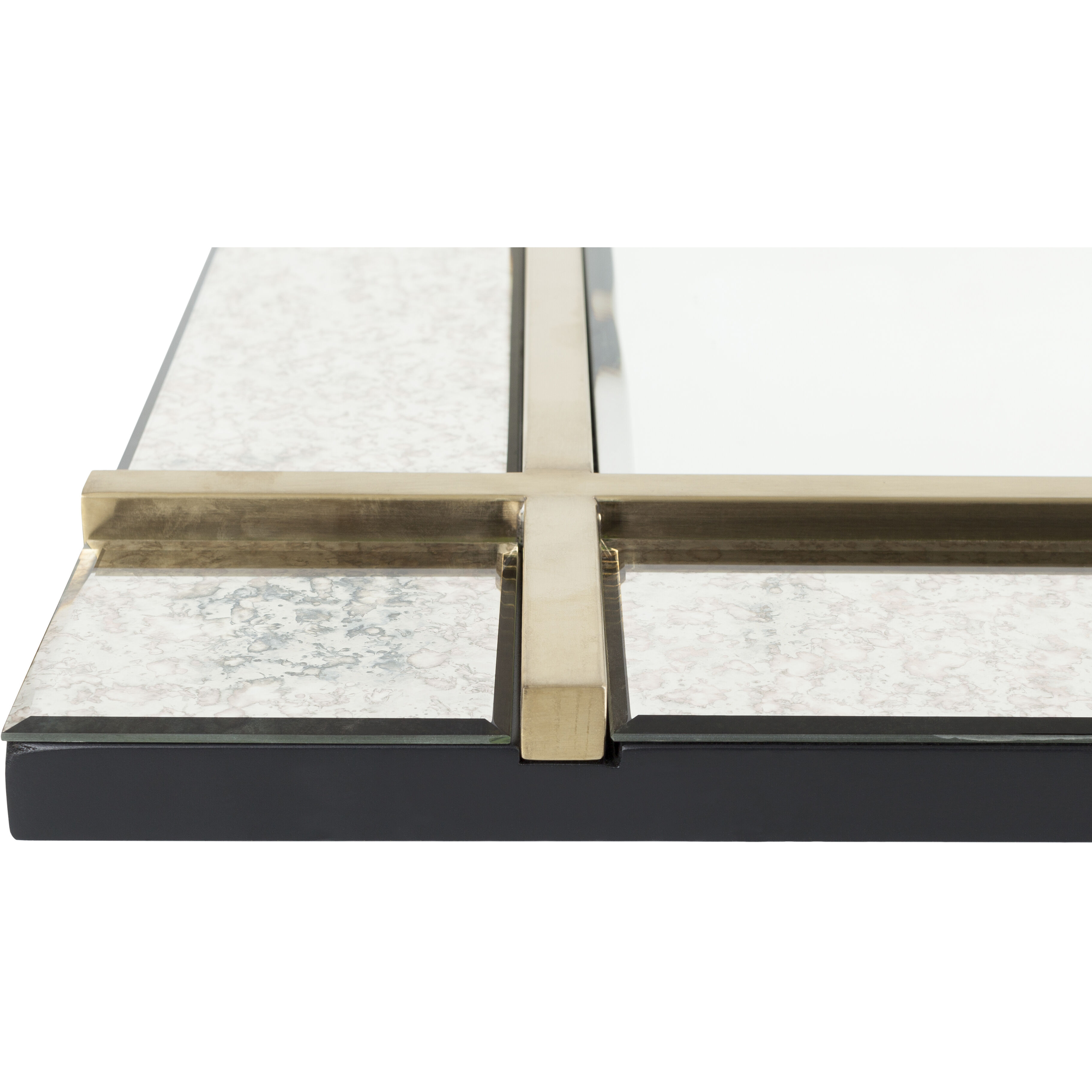 Sherrill 48 X 33 inch Gold Mirror, Rectangle