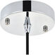 Dickinson 1 Light 7.9 inch Chrome Pendant Ceiling Light