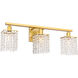 Adams 3 Light 24 inch Brass Wall sconce Wall Light