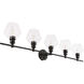 Rochester 5 Light 47 inch Black Wall sconce Wall Light