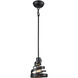 Parma 1 Light 7 inch Oil Rubbed Bronze Mini Pendant Ceiling Light