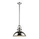 Pittsburgh 1 Light 17 inch Polished Nickel Pendant Ceiling Light