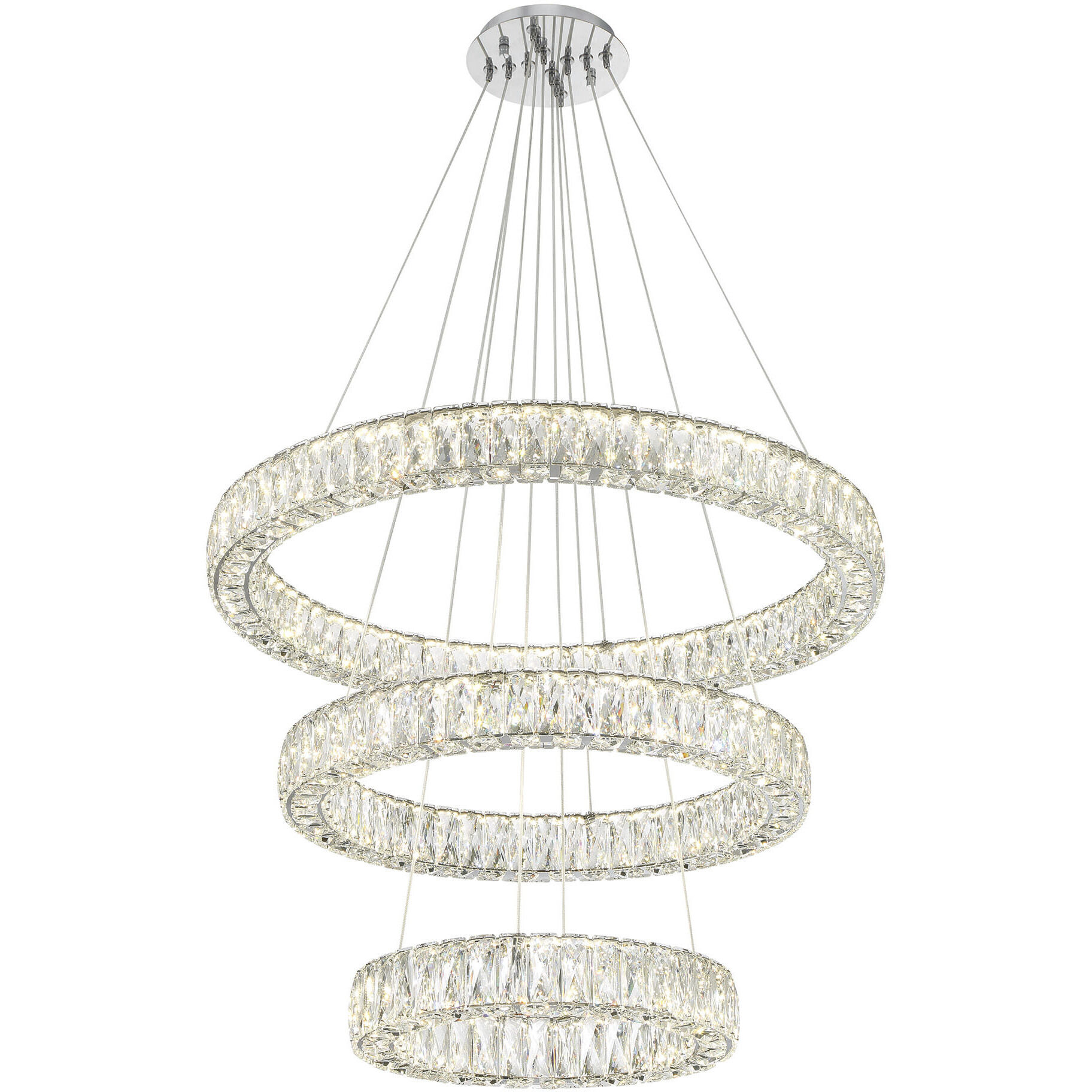 Dickinson 1 Light 32 inch Chrome Pendant Ceiling Light