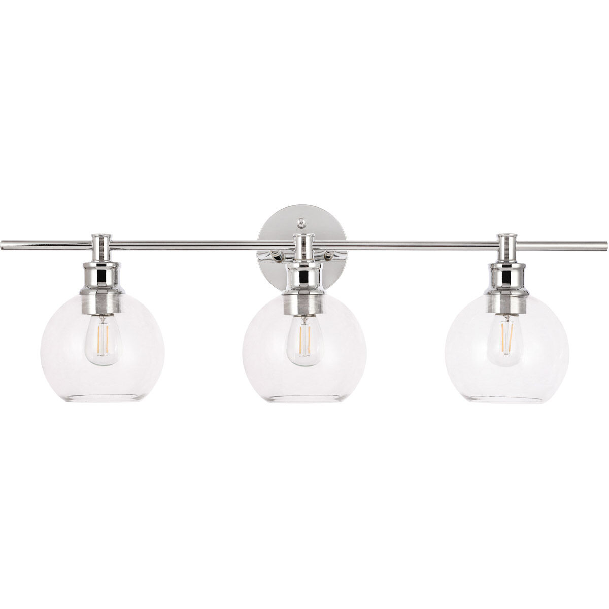 Syracuse 3 Light 28 inch Chrome Wall sconce Wall Light