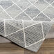 Chester 90 X 60 inch Light Gray Rug, Rectangle