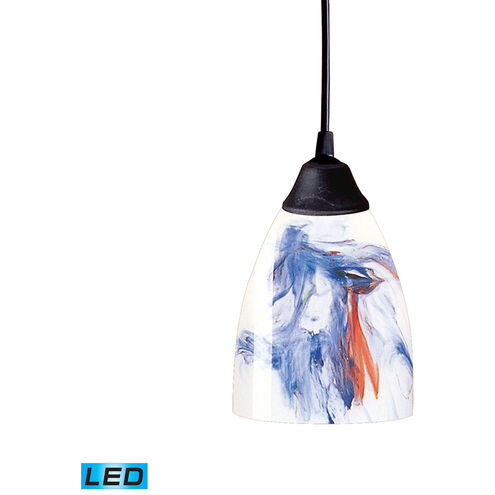 Millcreek LED 5 inch Dark Rust Mini Pendant Ceiling Light