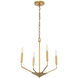 Geneseo 4 Light 18 inch Brass Pendant Ceiling Light