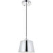 Dickinson 1 Light 7.9 inch Chrome Pendant Ceiling Light