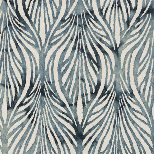 Quakertown 36 X 24 inch Deep Teal Rug, Rectangle