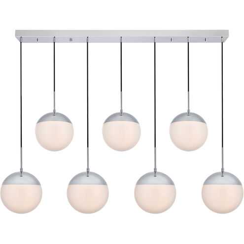 Oyster Bay 7 Light 8 inch Chrome Pendant Ceiling Light