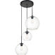 Huntington 3 Light 21 inch Black Pendant Ceiling Light