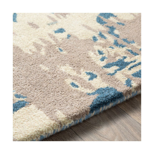 Utica 96 X 60 inch Dark Blue Rug, Rectangle