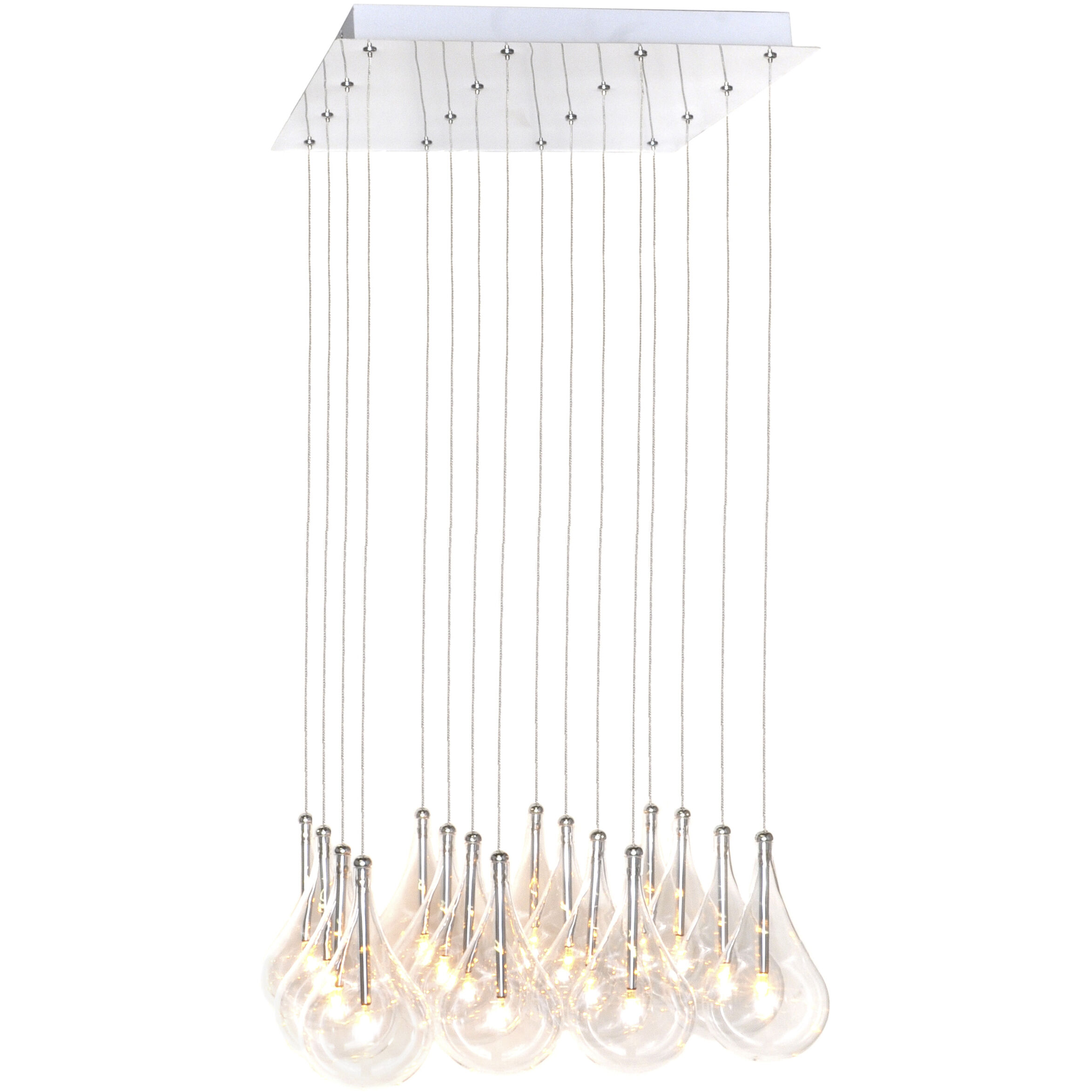 Albion 16 Light 19 inch Polished Chrome Multi-Light Pendant Ceiling Light