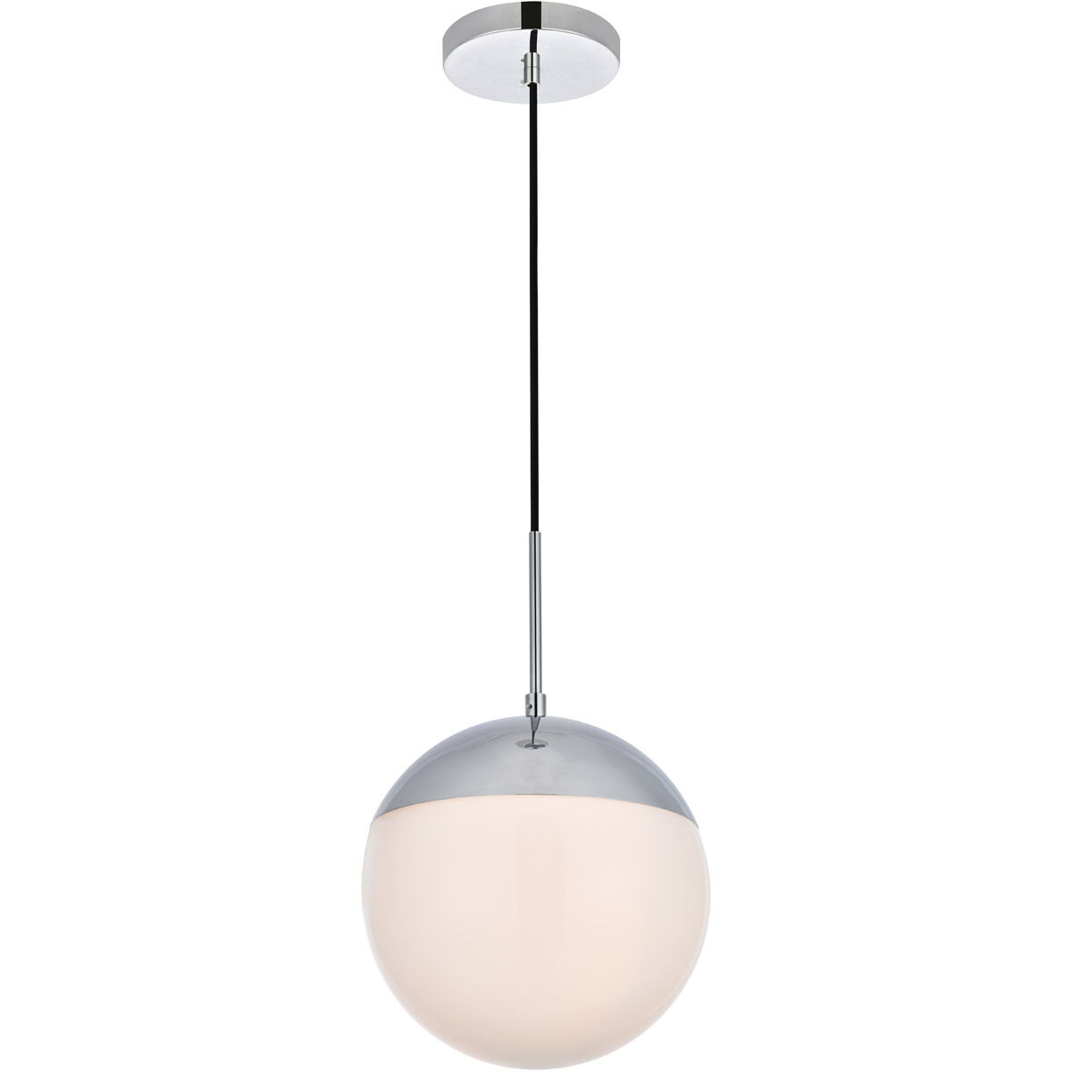 Oyster Bay 1 Light 10 inch Chrome Pendant Ceiling Light