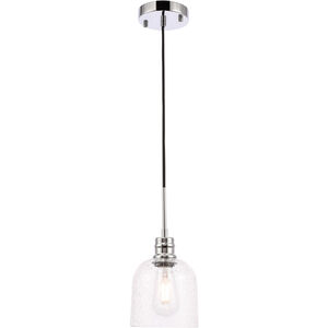 Codorus 1 Light 6 inch Chrome Pendant Ceiling Light