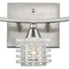 Pocopson 3 Light 15 inch Satin Nickel with Clear Vanity Light Wall Light