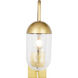 Malta 1 Light 4.8 inch Brass Wall sconce Wall Light