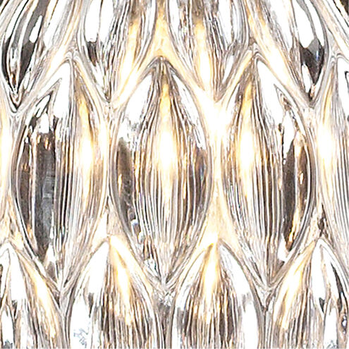 Warminster LED 5 inch Satin Nickel with Clear Mini Pendant Ceiling Light