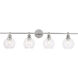 Syracuse 4 Light 38 inch Chrome Wall sconce Wall Light