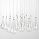 Collier LED 23 inch Polished Chrome Multi-Light Pendant Ceiling Light