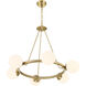Upper St. Clair 6 Light 33.5 inch Gold Chandelier Ceiling Light